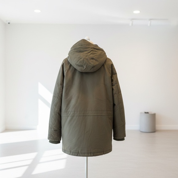 Spiewak Men's military green Hooded Parka - Picture 2 of 7